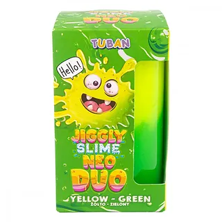 TUBAN Slime Jiggly Neo Duo żółto-zielony 430g