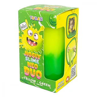 TUBAN Slime Jiggly Neo Duo żółto-zielony 430g