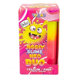 TUBAN Slime Jiggly Neo Duo żółto-różowy 430g