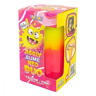 TUBAN Slime Jiggly Neo Duo żółto-różowy 430g