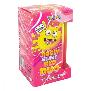 TUBAN Slime Jiggly Neo Duo żółto-różowy 430g