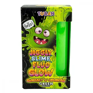 TUBAN Slime Jiggly Fluo Glow zielony 430g