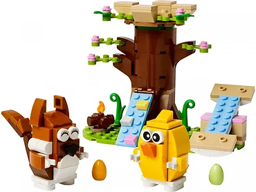 LEGO Klocki 40709 Wiosenny plac zabaw dla zwierzątek