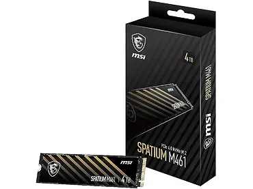 MSI Dysk SSD SPATIUM M461 4TB M.2 PCIe4 NVMe