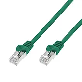 Extralink Patchcord kat.7 S/FTP 20G miedź kabel sieciowy skrętka 1m zielony