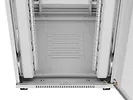 Lanberg Szafa instalacyjna rack stojąca 19 cali 27U 800x1000 drzwi perforowane LCD szara (Flat pack)