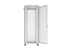 Lanberg Szafa instalacyjna rack stojąca 19 cali 42U 800x1000 drzwi perforowane LCD szara (Flat pack)