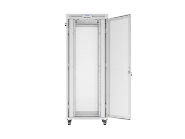 Lanberg Szafa instalacyjna rack stojąca 19 cali 42U 800x1000 drzwi perforowane LCD szara (Flat pack)