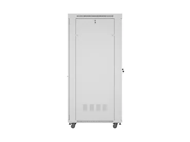 Lanberg Szafa instalacyjna rack stojąca 19 cali 42U 800x1000 drzwi perforowane LCD szara (Flat pack)