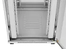 Lanberg Szafa instalacyjna rack stojąca 19 cali 42U 800x1000 drzwi perforowane LCD szara (Flat pack)