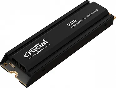 Crucial Dysk SSD P310 1TB M.2 NVMe PCIe 4.0 2280 radiator