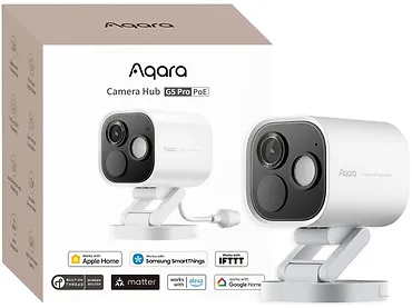 Aqara Camera Hub G5 Pro PoE Biała | Kamera IP | 1520p, Zigbee, CH-C03DW