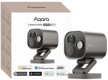 Aqara Camera Hub G5 Pro Wi-Fi Szara | Kamera IP | 1520p, Zigbee, CH-C07D