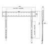 LogiLink Uchwyt ścienny TV, 43-80 cali, max. 40kg