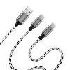 LogiLink Kabel USB2.0 A/M do micro USB + USB-C, 1.2m