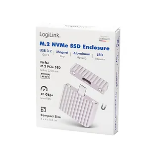 LogiLink Micro kieszeń USB3.2 1x Gen2, USB-C, PCOe NVMe