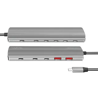 LogiLink Hub USB3.2 Gen2, 2xUSB A, 2x USB-C, PD, 100W