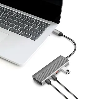 LogiLink Hub USB3.2 Gen2,2xUSB-A , 5X USB-C, PD. 100W