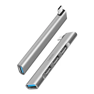 LogiLink Smukły HUB USB-C do 1x USB-A 3.0 3xUSB-A 2.0