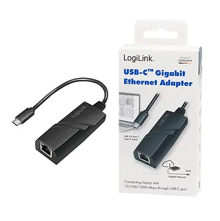 LogiLink Adapter USB 3.2 Gen1 USB-C do Gigabit Ether.