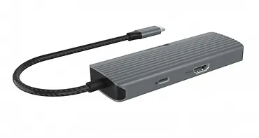 IcyBox Stacja dokująca IB-DK4022a-CPD 6w1, HDMI,USB,PD