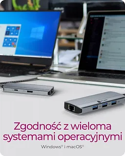 IcyBox Stacja dokująca IB-DK4034a-CPD 6w1, HDMI,USB,PD,LAN