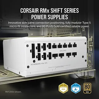 Corsair Zasilacz RM750X SHIFT 80+ GOLD ATX WHITE