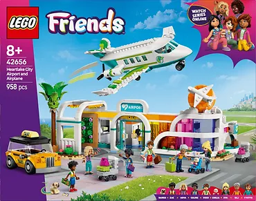 LEGO Klocki Friends 42656 Samolot i lotnisko w mieście Heartlake