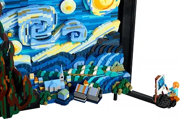 LEGO Klocki Ideas 21333 Gwiaździsta noc Vincenta van Gogha