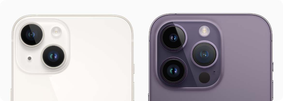 Nowości w aparatach 14 serii iPhone'ów iPhone 14, iPhone 14 Pro nowości aparat 48 Mp teleobiektyw ultrasherokokątny
