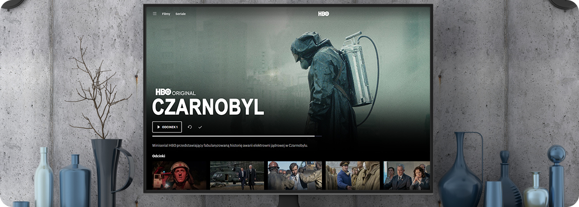 "Czarnobyl" - serial na platformie HBO Max Serial Czarnobyl - HBO Max platforma streamingowa aplikacja na smart TV