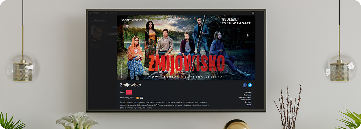 Canal+ - "Żmijowisko" Żmijowisko - serial na platformie Canal+